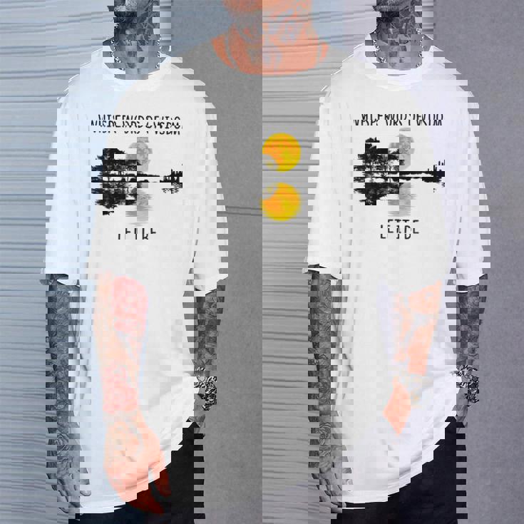 Whisper Words Of Wisdom Let-It Be ギター レイクシャドウ Tシャツ 彼への贈り物