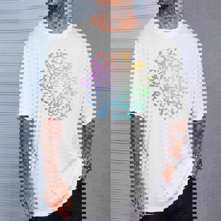 【あなたより長く 短歌ロゴ】 Tシャツ 彼への贈り物