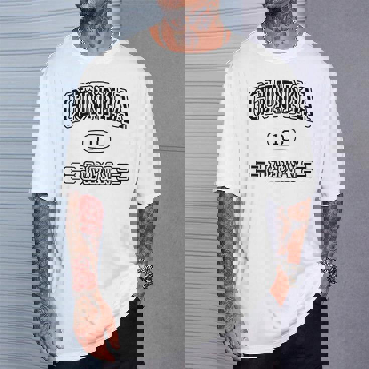 【バックプリント・背中側】群馬 Gunma【チームユニフォーム風】Jimo-T ジモティ 面白い Tシャツ 彼への贈り物