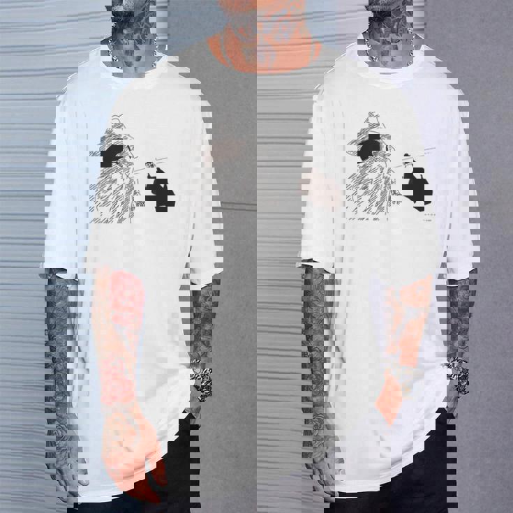 【映画】クレヨンしんちゃん 嵐を呼ぶ 夕陽のカスカベボーイズ コミックタッチ モノクロ Tシャツ 彼への贈り物