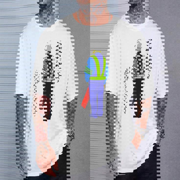 【誘導してる人】感謝を伝えるプレゼント Tシャツ 彼への贈り物