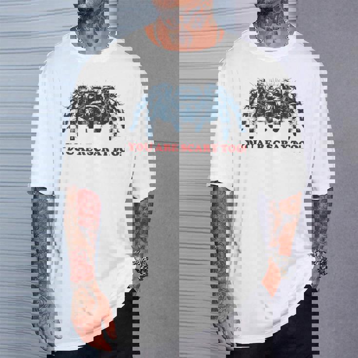 あなたも怖いよ！ タランチュラの飼い主 面白いタランチュラ Tシャツ 彼への贈り物