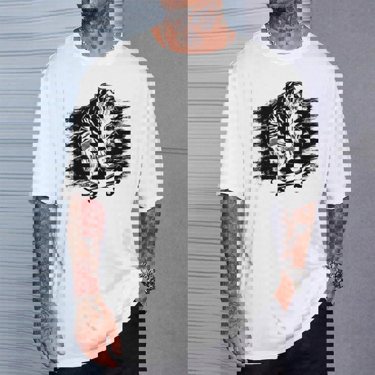 くま スケートボーダー スケートボード スケートボーダー スケートボード Tシャツ 彼への贈り物