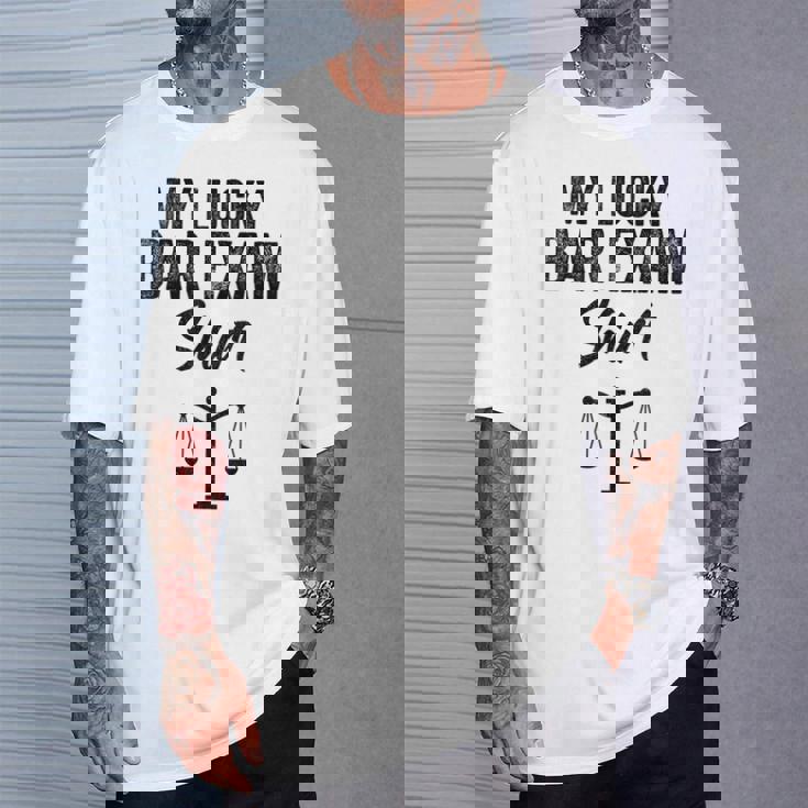 これは私のラッキーバー試験シャツ面白いラッキーバー試験 Tシャツ 彼への贈り物