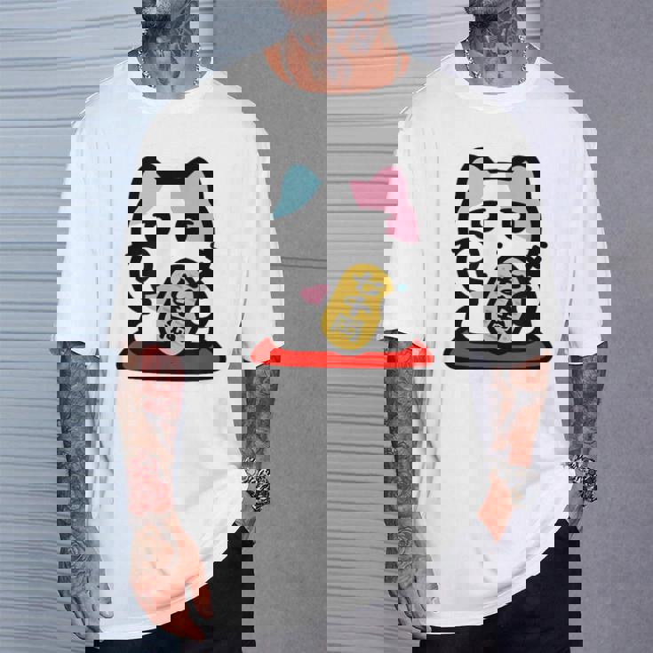 びーえするるる【Bsテレ東公式】まねきねこイラストtシャツ（10色） Tシャツ 彼への贈り物