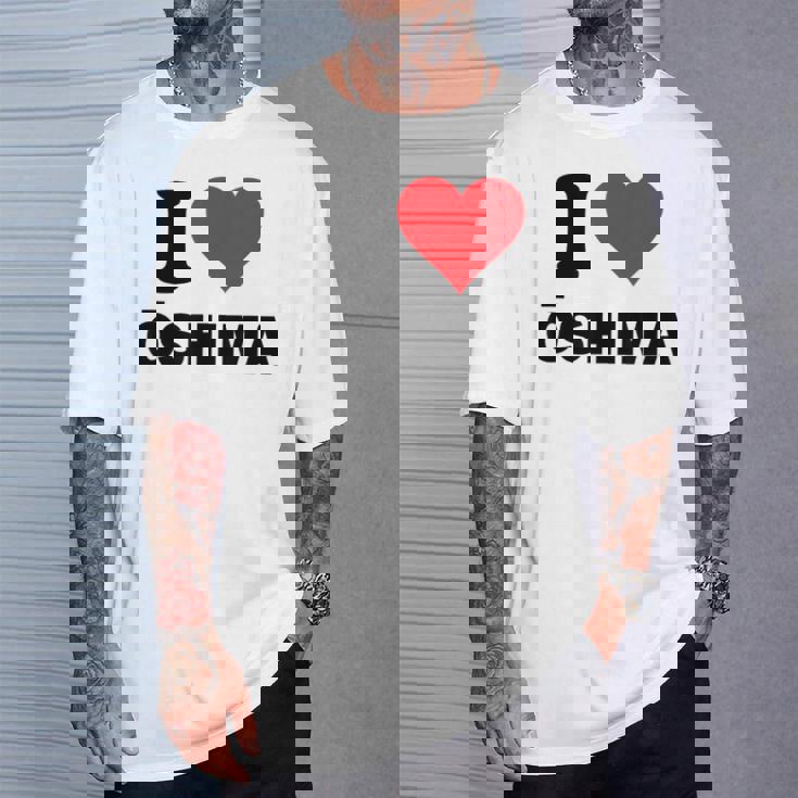 アイハート 大島ジャパンラブ 日本土産 Tシャツ 彼への贈り物