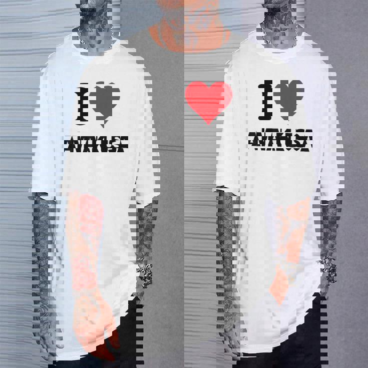 アイハート 天草 Japan Love 日本土産 Tシャツ 彼への贈り物