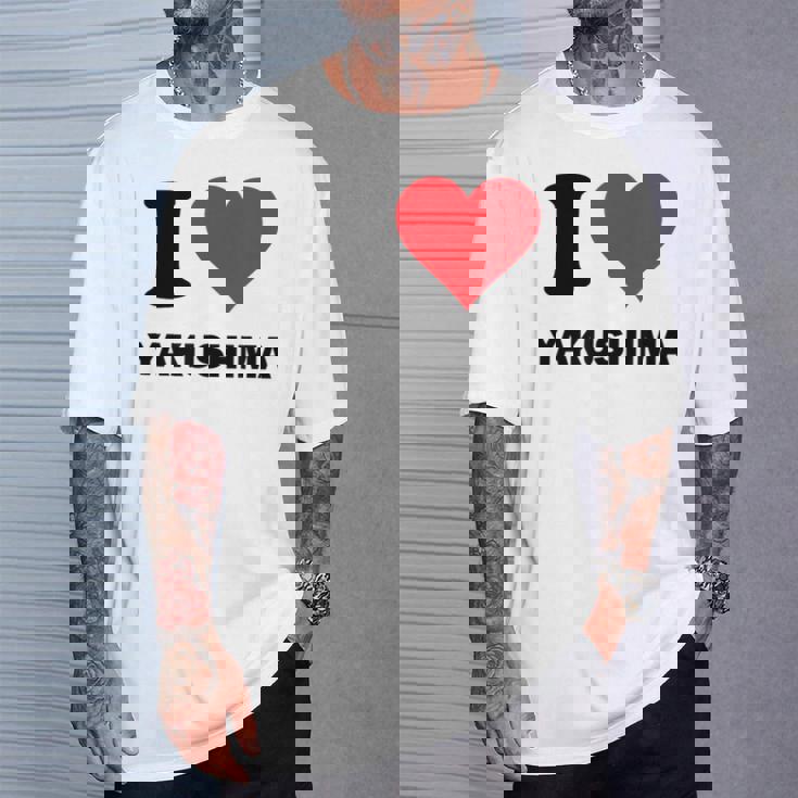 アイハート 屋久島ジャパンラブ 日本土産 Tシャツ 彼への贈り物