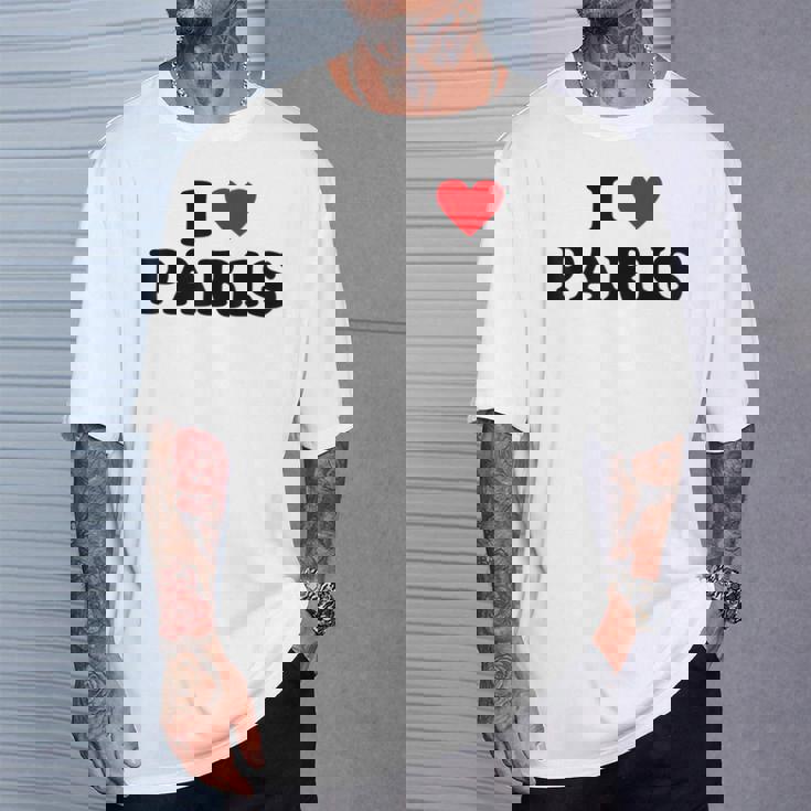 アイハートフランスシティ-アイラブパリ Tシャツ 彼への贈り物