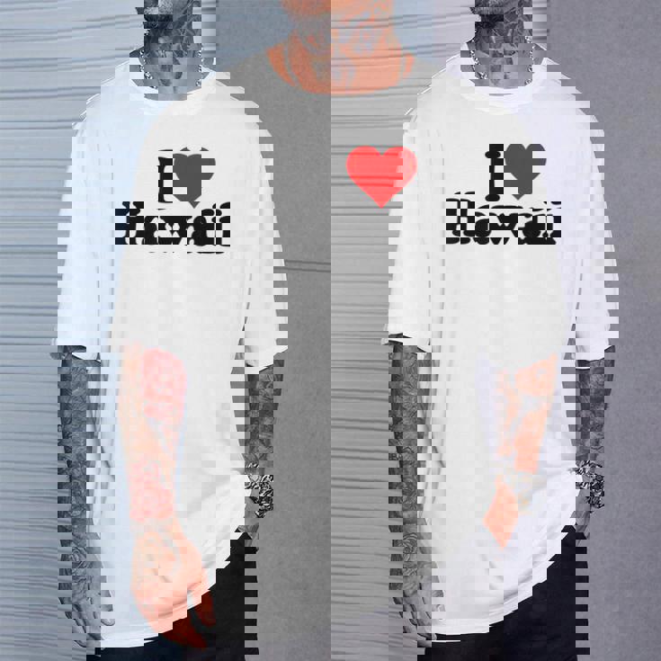 アイラブハートハワイ Tシャツ 彼への贈り物