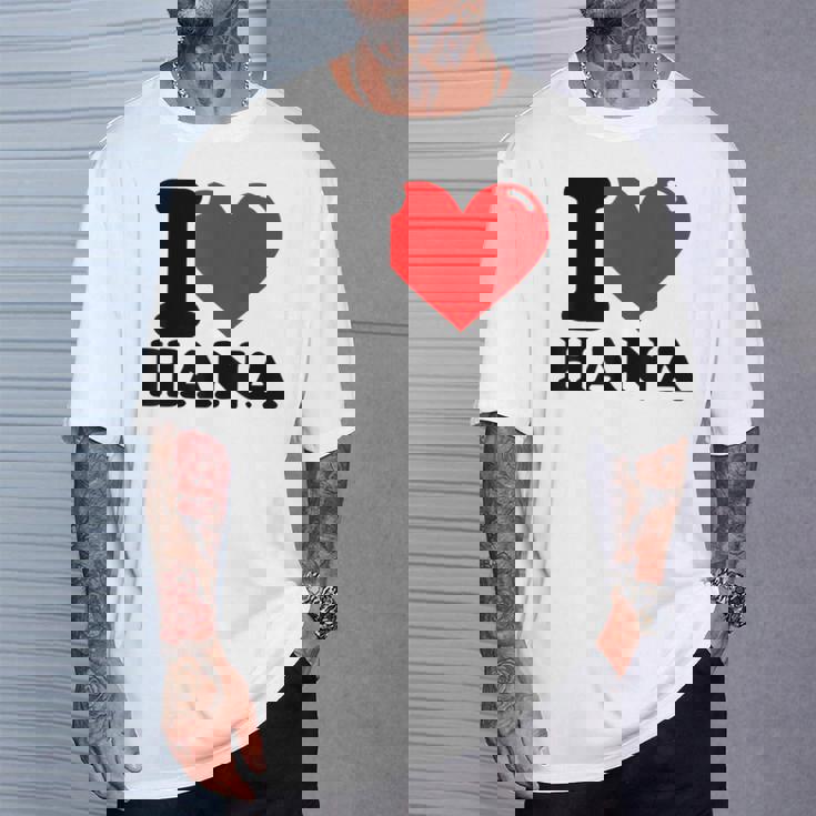 アイ・ラブ・ハナ Tシャツ 彼への贈り物
