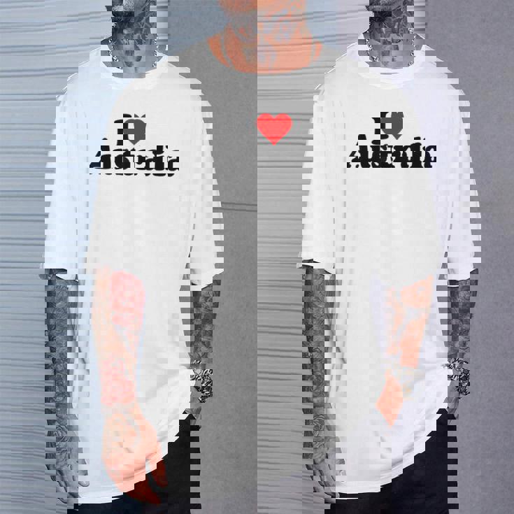 アイ・ラブ・ハート・オーストラリア Tシャツ 彼への贈り物