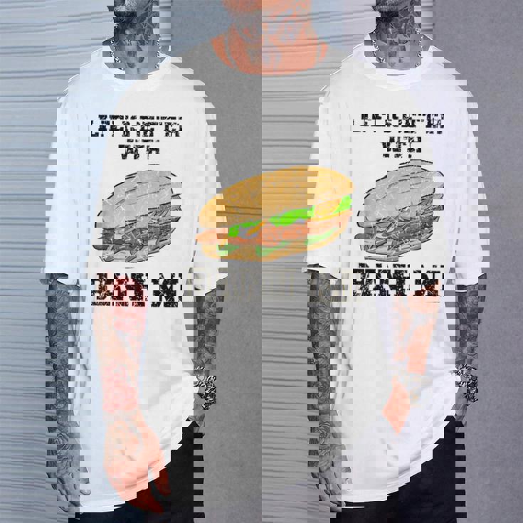 アジアンフード キッチン パン バゲット バインミー ベトナム ベトナム Tシャツ 彼への贈り物