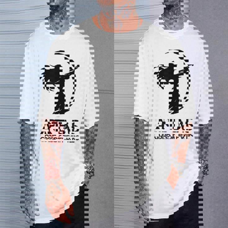 アルテミス 古代ギリシャの女神 Tシャツ 彼への贈り物