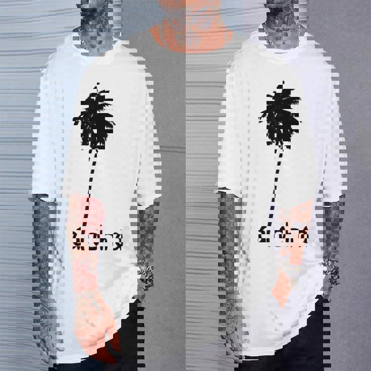 アロハ ハワイ ハワイアン ヤシの木 Tシャツ 彼への贈り物