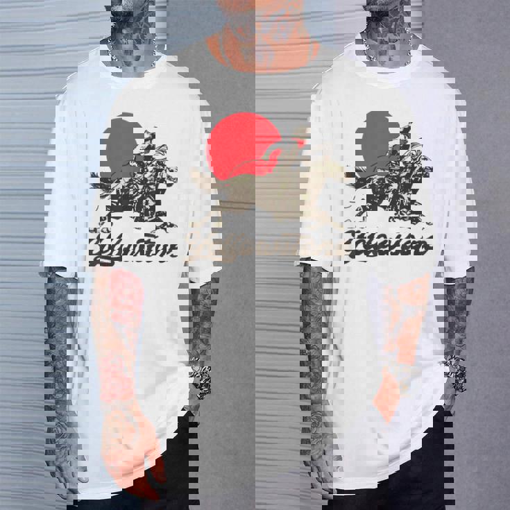 イエローストーン国立公園 カウボーイ&馬 ラングラー ビンテージ Tシャツ 彼への贈り物