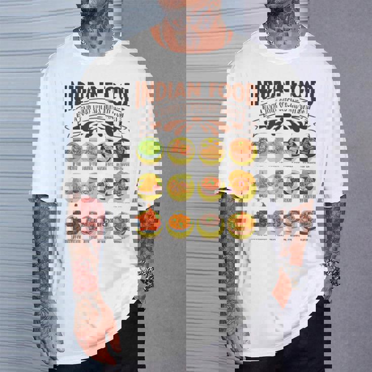 インド料理の多様性 インド料理 Tシャツ 彼への贈り物