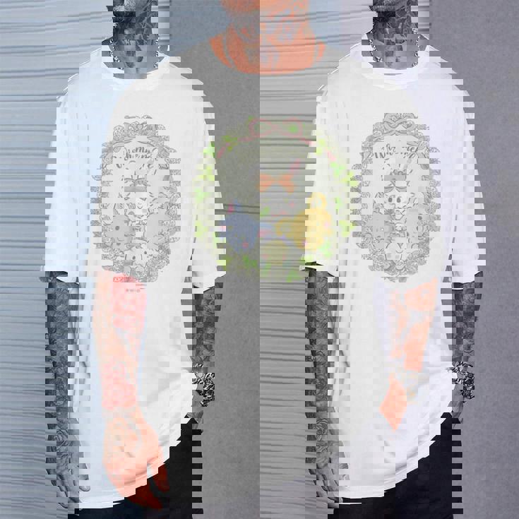 ウィッシュミーメル フラワーリース Tシャツ 彼への贈り物