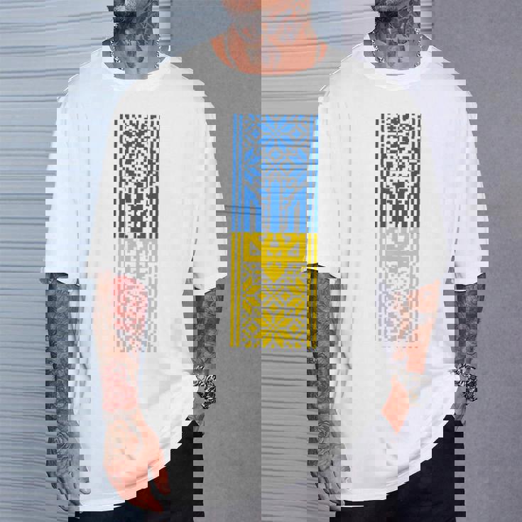 ウクライナの紋章yshyvanka コスチューム ゼレンスキー大統領 長袖tシャツ Tシャツ 彼への贈り物