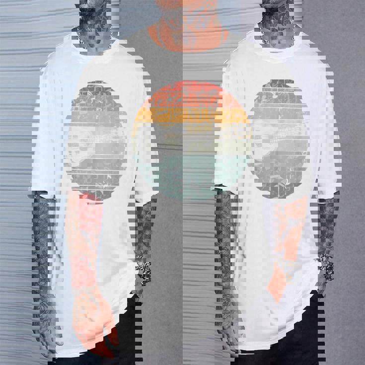 ウクレレ奏者 レトロ ウクレレ奏者 面白いウクレレ音楽 Tシャツ 彼への贈り物