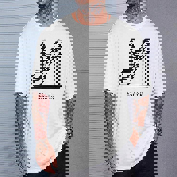 エスカレーター Tシャツ 彼への贈り物