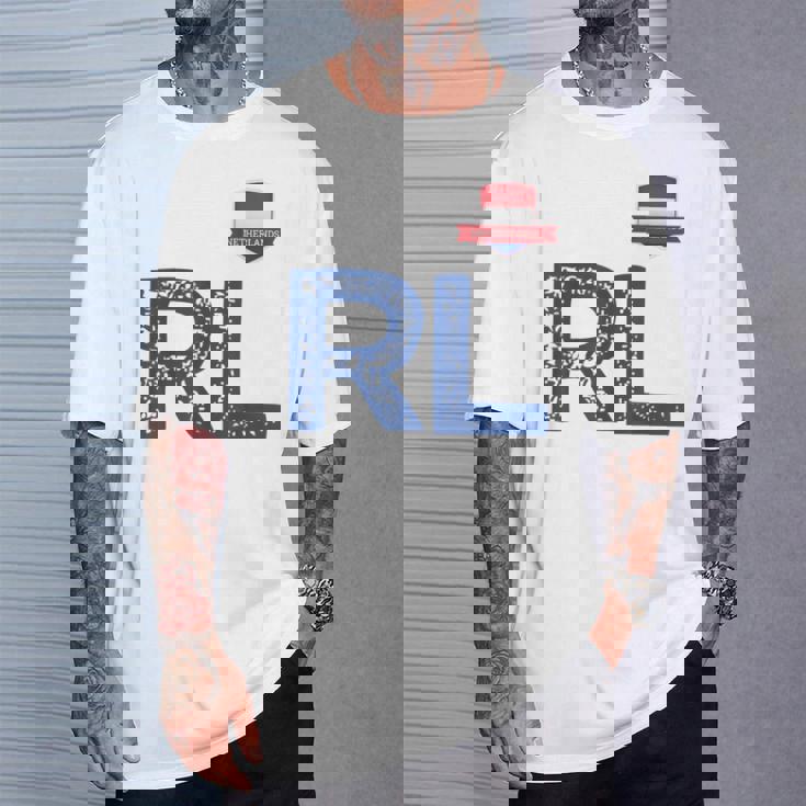 オランダ オランダ 人間の旗 文字 R And L Nederland Tシャツ 彼への贈り物