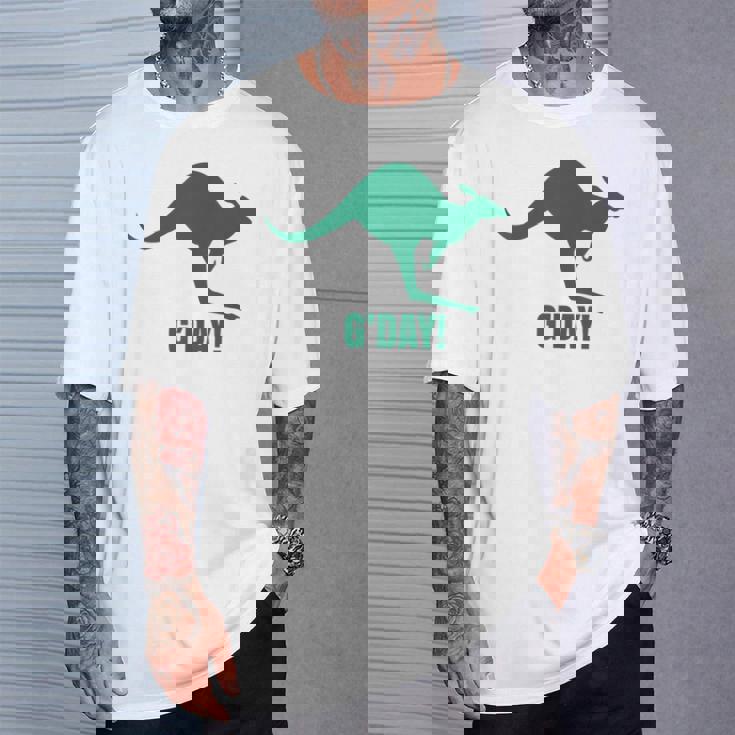 オーストラリア地図 カンガルーtシャツ オーストラリア カンガルー オーストラリア Tシャツ 彼への贈り物