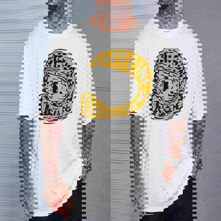 カフェインとガソリン Tシャツ 彼への贈り物