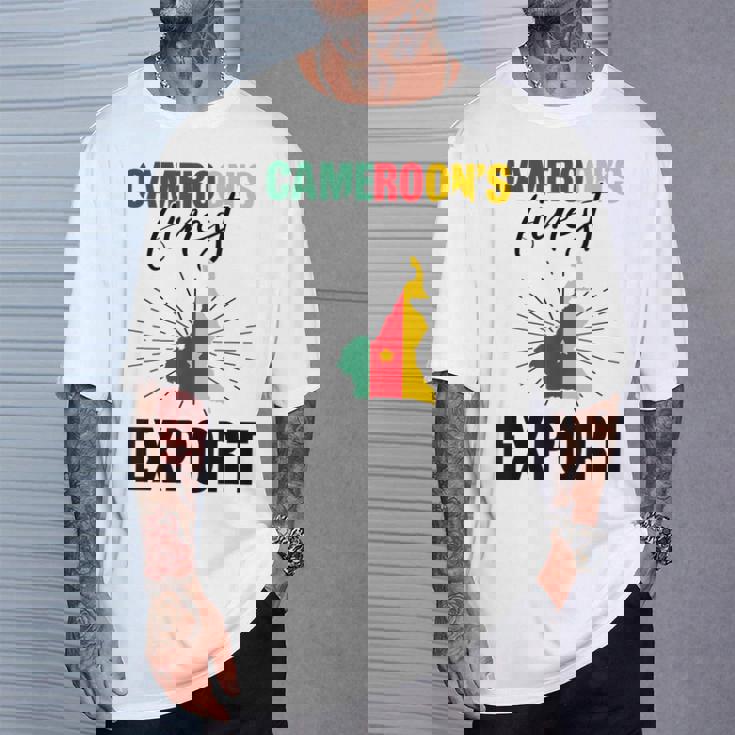 カメルーンの国旗 カメルーン語 Tシャツ 彼への贈り物