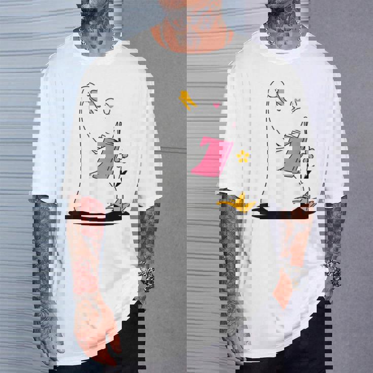 ガチョウ 読書本 ジョーク 面白い アヒル 愚かなしゃれ 読者 ユーモア Tシャツ 彼への贈り物