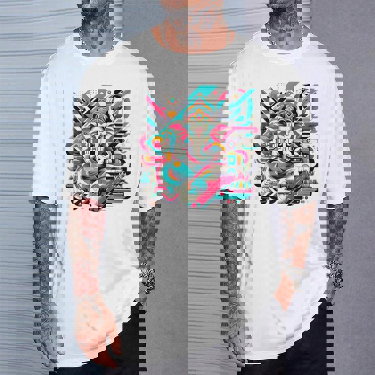 ガネーシャモダンポップ Tシャツ 彼への贈り物