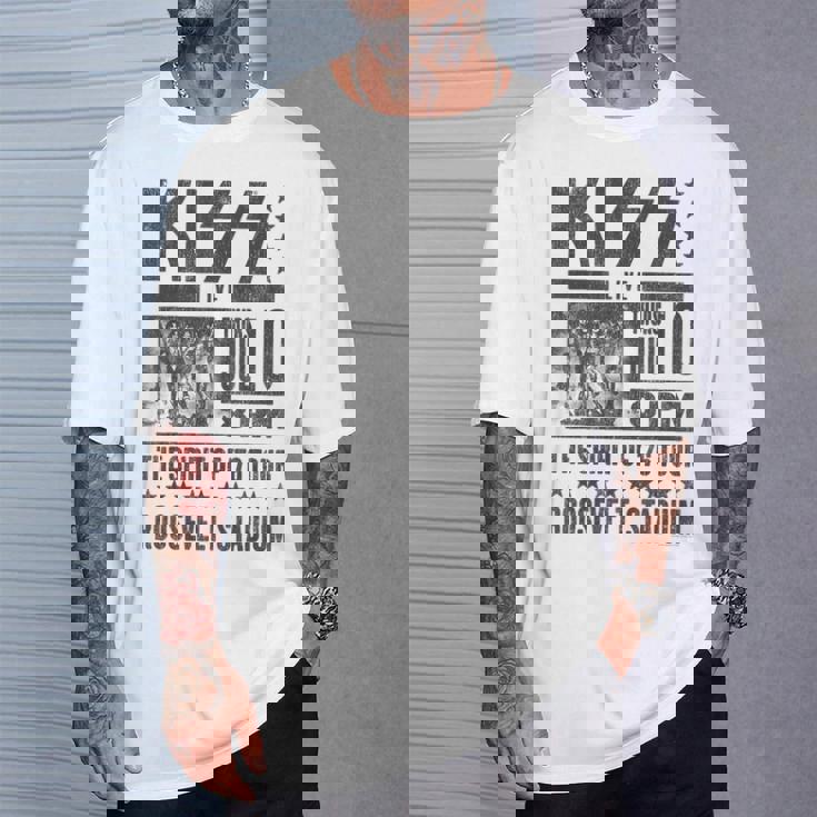 キッス Kiss Roosevelttadium Tシャツ 彼への贈り物