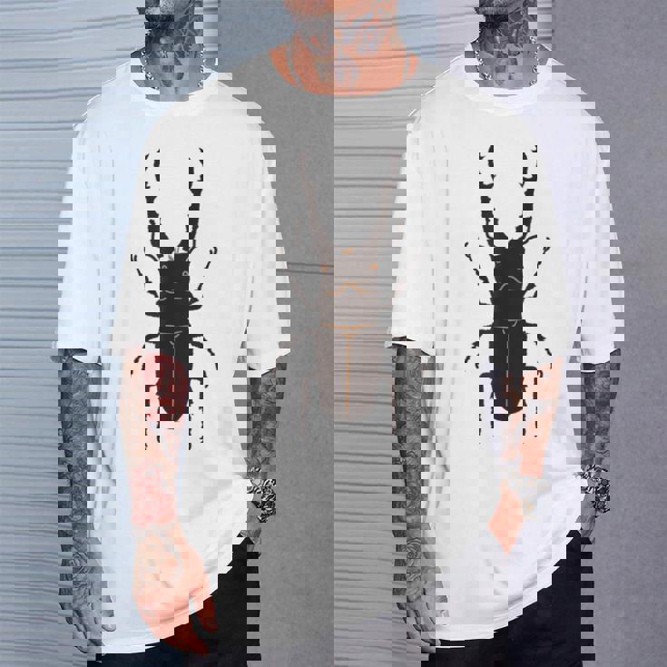 ギラファノコギリクワガタ _昆虫_くわがた Tシャツ 彼への贈り物