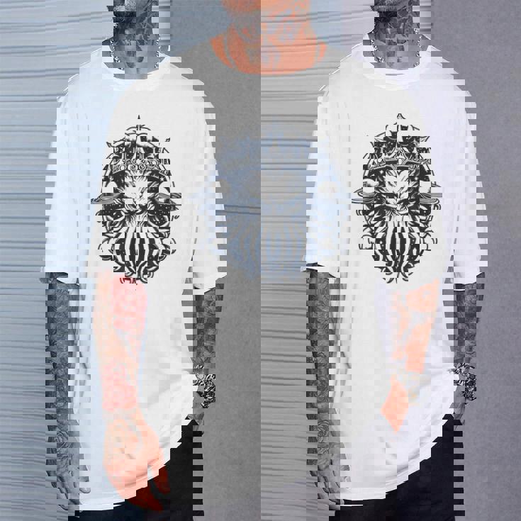 クラーケン クトゥルフ タコ Tシャツ 彼への贈り物