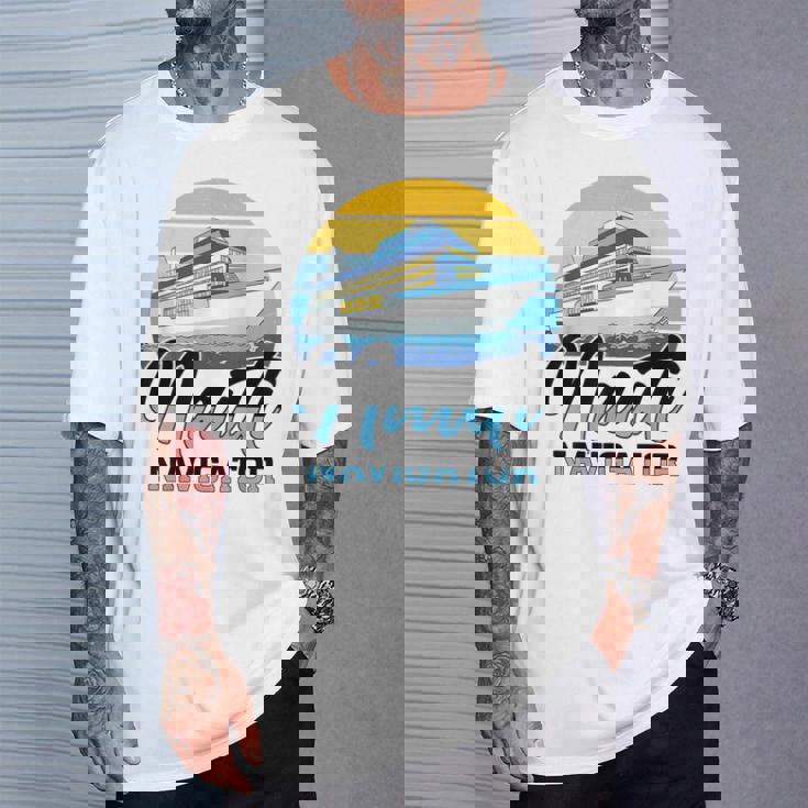 クルージング航海船キャプテンアンカークルーズディレクター Tシャツ 彼への贈り物