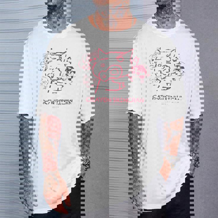 クレヨンしんちゃん ぶりぶりざえもん 落書き 長袖tシャツ Tシャツ 彼への贈り物