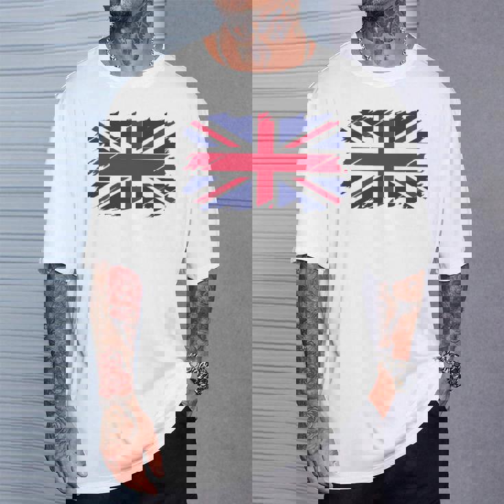 グウェントuk、イギリスの国旗、ユニオンフラッググウェント 長袖tシャツ Tシャツ 彼への贈り物