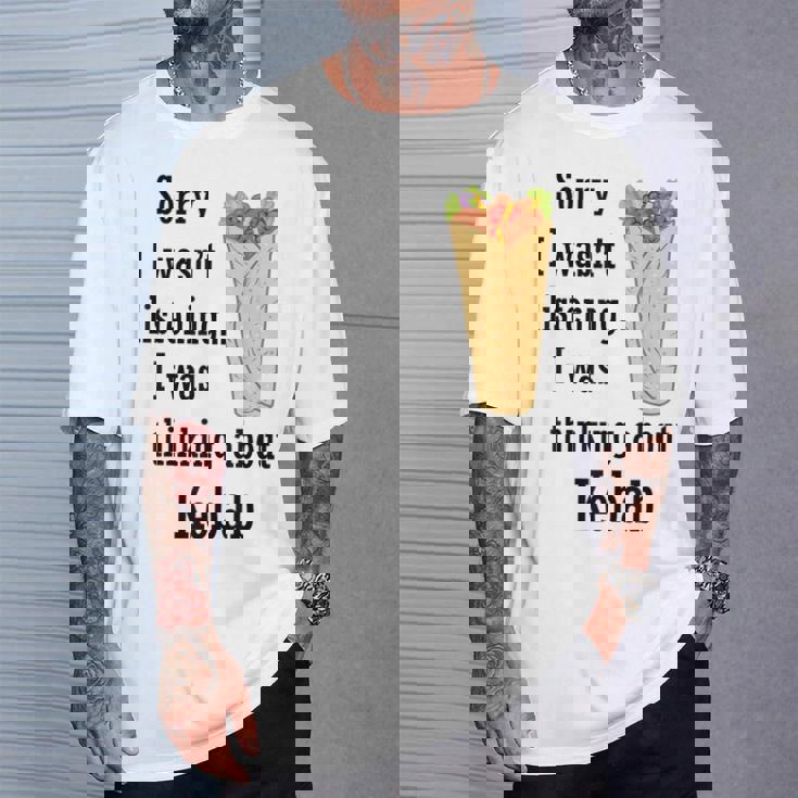 ケバブ愛好家 トルコ料理 デュラム シャワルマ Tシャツ 彼への贈り物