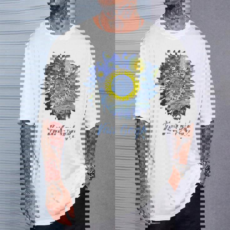 ゴッホ 星月夜 ひまわり ゴッホ ひまわり アート Tシャツ 彼への贈り物