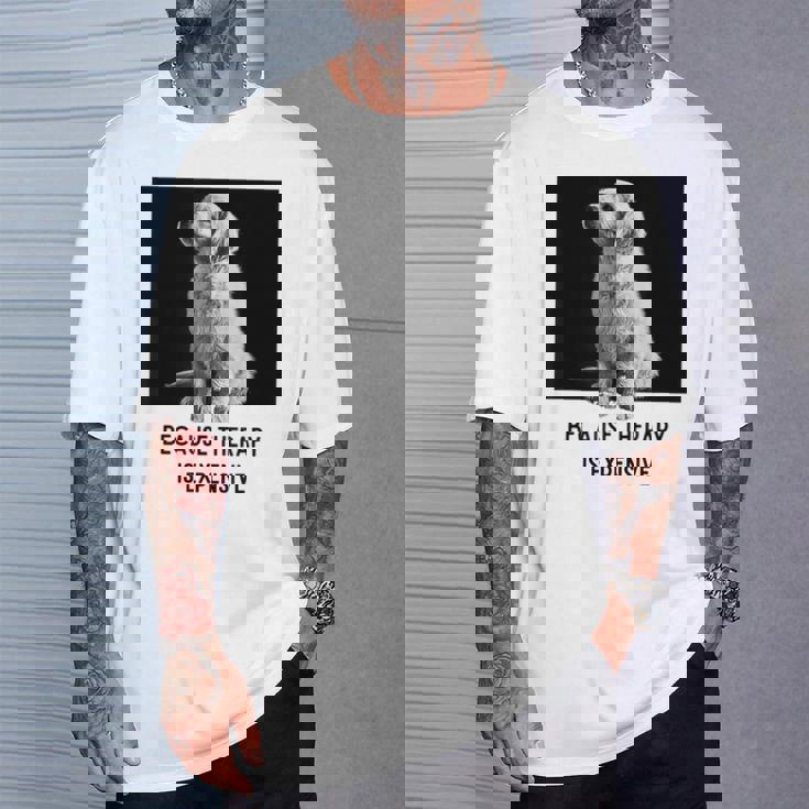 ゴールデンレトリーバー セラピー 、ゴールデンレトリーバー オーナーギフト Tシャツ 彼への贈り物