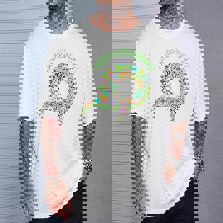 サイケデリック Dmt アヤワスカの蛇 スピリチュアルな神聖幾何学。 長袖tシャツ Tシャツ 彼への贈り物