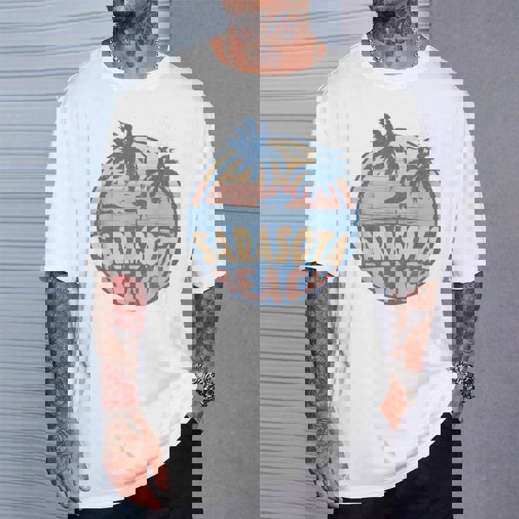 サラソタ フロリダ ビーチ サーフ 夏休み ヴィンテージ Tシャツ 彼への贈り物