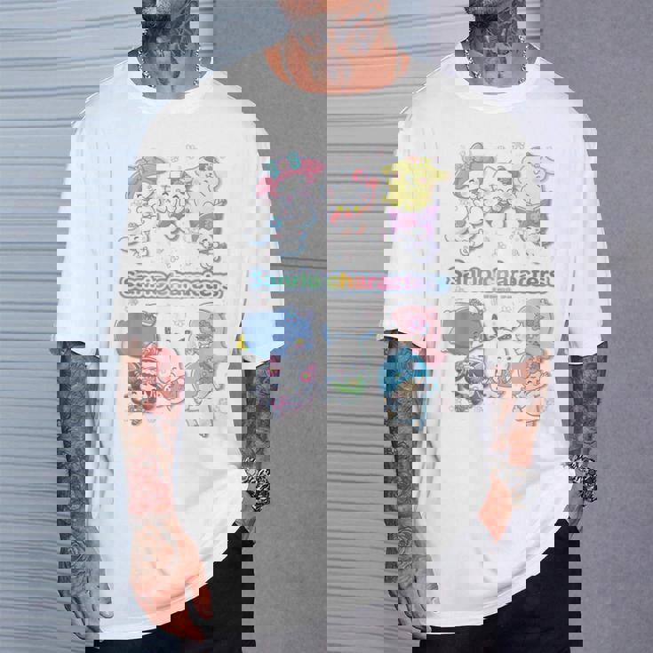 サンリオキャラクターズ サンリオキャラクター大賞デザイン 集合D Tシャツ 彼への贈り物