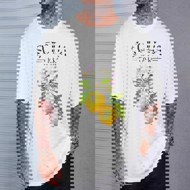 シチリア イタリア土産 イタリア レモン Tシャツ 彼への贈り物