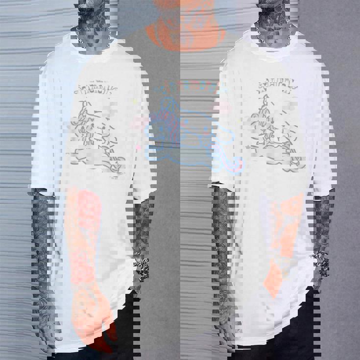 シナモロール ユニコーン ライトカラー Tシャツ 彼への贈り物