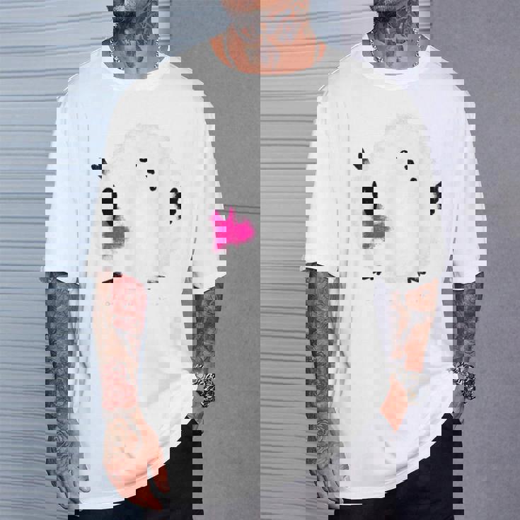 シマエナガ 北海道 雪の妖精 可愛い もふもふ 挨拶 Tシャツ 彼への贈り物