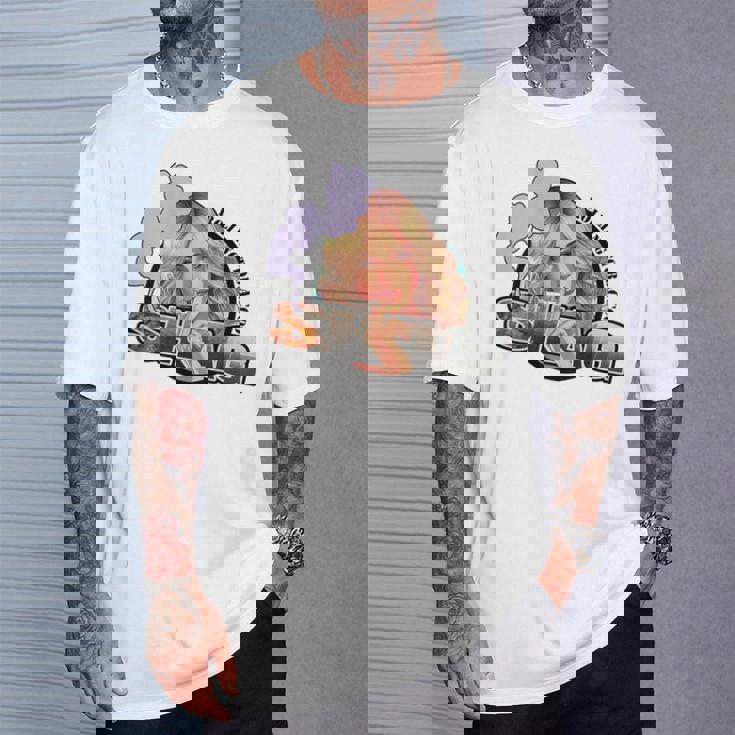 シャグ 手巻き煙草 バックプリント Tシャツ 彼への贈り物