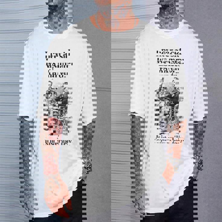 シャーロック・ホームズ I Neveraid I Wasmarter Tシャツ 彼への贈り物