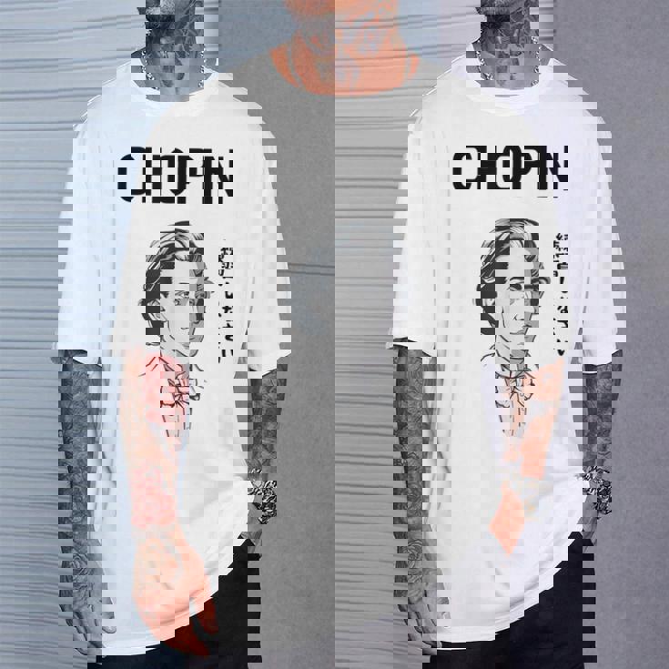 ショパン 練習しなさい ピアノ ピアノ教室 クラシック音楽 ジャズ音楽 ピアノ好き ネタ おもしろ Tシャツ 彼への贈り物