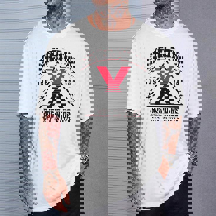 ジェネレーションxはホースウォーターで育ちました 1965 1980 Tシャツ 彼への贈り物